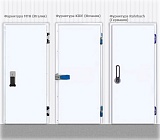 Дверной блок для холодильной камеры Профхолод распашная одностворчатая дверь 1200x2000 (80мм)